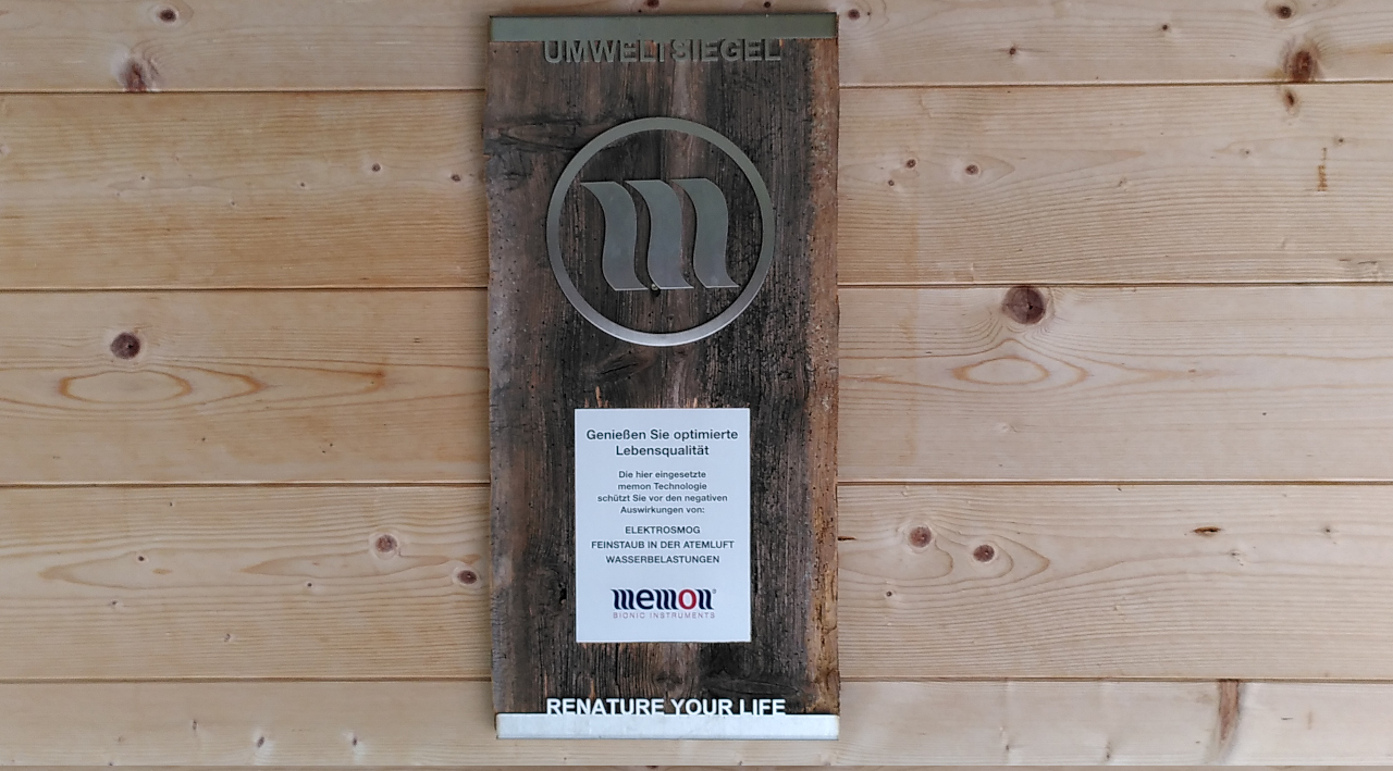 Unser Memon-Umweltsiegel