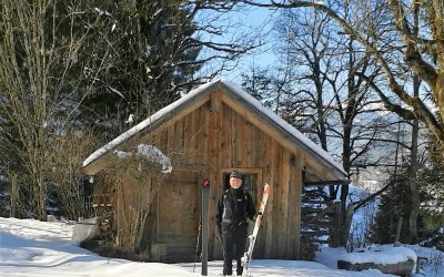 Die Alm im Winter